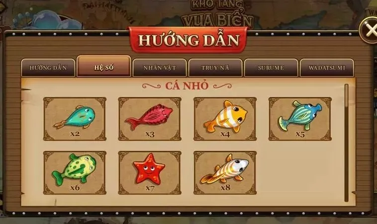 Cách Chơi Bắn Cá Đại Hải Trình Nohu90 Dễ Thắng Nhất Cho Tân Thủ 2 Các loại cá trong Bắn Cá Đại Hải Trình Nohu90