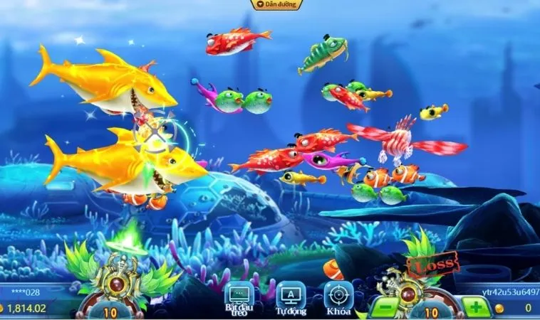 Giao diện chơi game Thợ Săn Cá Tại Nohu90